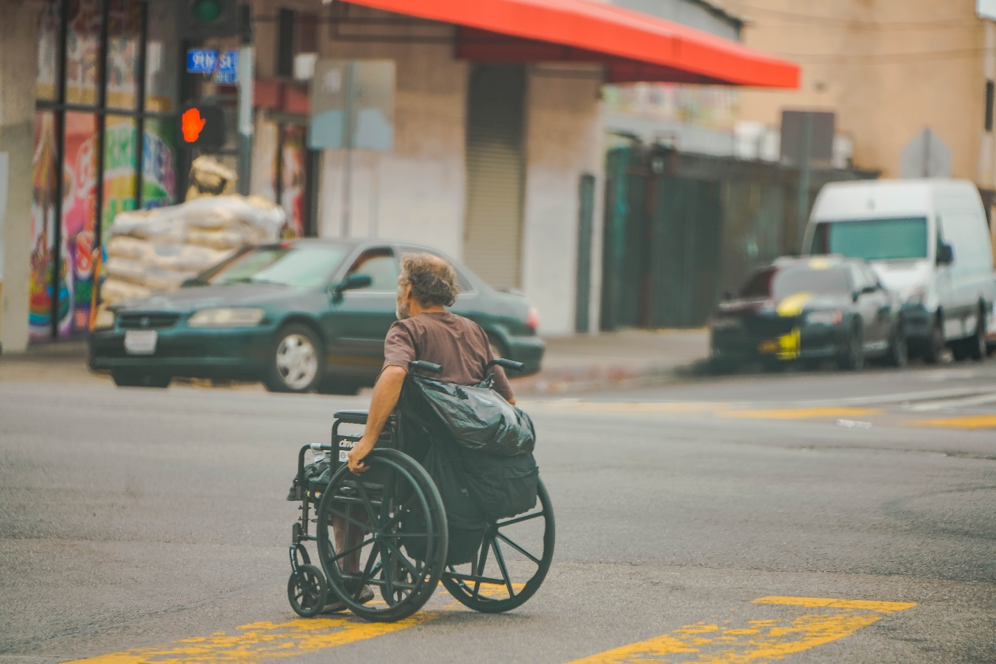 person in a wheelchair